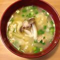 ゆき☆ひろ's cooksnap of when they made こんがり鶏のみそ汁♪.