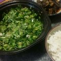 みゅーちゃん☆'s cooksnap of when they made 春菊好きに♪春菊の油菜飯.