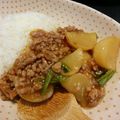 小太郎ぅ's cooksnap of when they made カブ挽肉あんかけ.