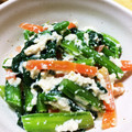 かながゆうへ's cooksnap of when they made ❀優しいお味＊ほうれん草の白和え❀.