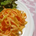 ともこキッチン's cooksnap of when they made にんじんとクリチのバルサミコ酢和え.