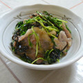 nasubeam's cooksnap of when they made 水菜と豚肉の炒めもの.