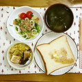 ma:9's cooksnap of when they made キャベツと凍み豆腐としめじの煮浸し.