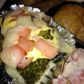 yasuna313's cooksnap of when they made 簡単お弁当✿鮭とブロッコリーのチーズ焼き.