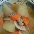 ガッチャン5's cooksnap of when they made 大根と豚肉の煮物♪.