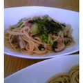 もちおう's cooksnap of when they made きのこたっぷり！和風スープスパゲティ.