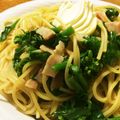 petitart's cooksnap of when they made 菜の花とベーコンのあっさりパスタ.