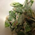 ぺこたんくまたん's cooksnap of when they made スナップエンドウの粒マスタードマヨあえ.