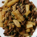 matsu_yome's cooksnap of when they made 大根と牛肉の炒めもの.