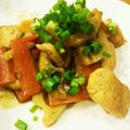まさちき's cooksnap of when they made ❁鶏肉とレンコンのコチュジャンねぎ炒め.