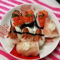 るらちゃん's cooksnap of when they made ＊タコの握り寿司＊（キャラ弁）.