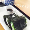 のん♪♪のん's cooksnap of when they made ☆～砂糖醤油のチーズ海苔巻き餅～☆.