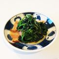 MicHolly's cooksnap of when they made 柚子こしょうポン酢でほうれん草のお浸し！.