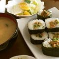 えりこは's cooksnap of when they made ♡♡♡わが家の納豆巻き♡♡♡.