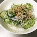 そらおのえくぼ's cooksnap of when they made パリパリきゅうりのしらす丼.