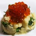 空飛びカブ's cooksnap of when they made いくらと水菜の♪ポテトサラダ♪.