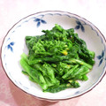 クレイプメートル's cooksnap of when they made 菜の花のからし和え♪.