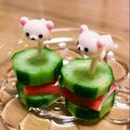 ☆とるも☆'s cooksnap of when they made ハム胡瓜でかわいいピンチョス♪.