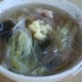 ひーちゃんママ♪'s cooksnap of when they made 春雨スープ♡鶏だし生姜.