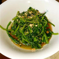 卑弥呼（嘘）'s cooksnap of when they made 簡単！ほうれん草のきな粉ごま和え.