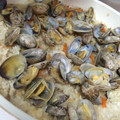 yukijune's cooksnap of when they made フライパンで！あさりの和風パエリア.