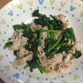 uiro0930's cooksnap of when they made 簡単！ほうれん草と豚肉の炒め.