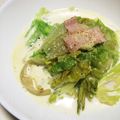 kiminov's cooksnap of when they made レタスとベーコンのクリーム炒め.