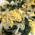 ちゃんこまんさん's cooksnap of when they made 簡単！えのきとワカメと卵のめんつゆ炒め.