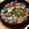 しらたまだいふく's cooksnap of when they made アクアパッツァ.