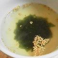 harmony930's cooksnap of when they made 簡単お湯注ぐだけ☆ピリ辛わかめスープ.