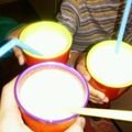 ★☆爽羽ﾏﾏ☆★'s cooksnap of when they made ☆かき氷シロップで簡単♪メロンシェイク☆.