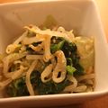 BiwacoJune's cooksnap of when they made ゴマ香る★もやし＆レタスシャキっとサラダ.