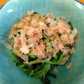のぉママ's cooksnap of when they made 食べだすとはまる?!クレソンのお浸し.