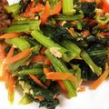 クック〜ちゃん's cooksnap of when they made 簡単一品！小松菜と人参のツナ炒め.
