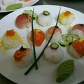 oyaji_yeah's cooksnap of when they made 刺身パックで手毬寿司.
