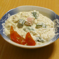 もんしゅしゅ's cooksnap of when they made みそマヨ風味＊オクラとハムの白和え.