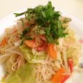 とまとま１０'s cooksnap of when they made ランチにおうちで塩やきそば.
