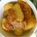 あっさ's cooksnap of when they made ジャガイモとベーコンの煮物♪.