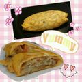 まりっちぱん's cooksnap of when they made コロッケチーズインオムレツ♡.