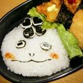 マキコDX's cooksnap of when they made 簡単つちのこパンダ キャラ弁.