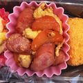 hiropon♡'s cooksnap of when they made お弁当♡たまご×ウインナーのマヨ醤油炒め.