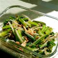 htmrk's cooksnap of when they made 超カンタン☆小松菜とモヤシのピリ辛ナムル.