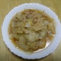書セラピスト流香's cooksnap of when they made 白菜とツナのたいたん.