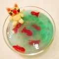 cotonamama's cooksnap of when they made ひんやりさわやか★金魚鉢ゼリー.