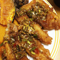 146cmママ's cooksnap of when they made 簡単 揚げ鷄のピリ辛ネギソース.