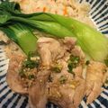 にくにんにく's cooksnap of when they made 単身者必見！炊飯器で簡単♪ 海南鶏飯.