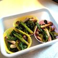 おむポム's cooksnap of when they made お弁当のおかず★ほうれん草としめじ.