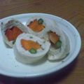 倫子◇◇◇'s cooksnap of when they made 鷄のささみロール簡単レンジワイン蒸し.
