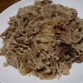 きんさんぎんさん's cooksnap of when they made 豚とエノキのニンニクバター醤油炒め.