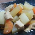 まふ太郎's cooksnap of when they made 鶏モモ肉と大根のバターしょうゆ煮.